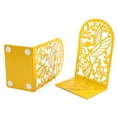 thumbnail image 4 of Bird Hollow Out Craft Bookends Metal Book Ends Heavy Duty Bookends Desktop Bookends, 4 of 6