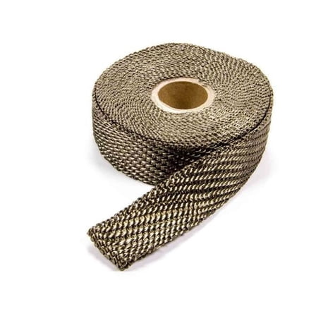 1 in. x 50 ft. Titanium Exhaust Wrap, Carbon Fiber