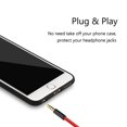 thumbnail image 4 of Audio AUX Cable 3.5mm Jack Speaker Cable 4 Poles Nylon Braided Headphones AUX Extension Cable for Microphone Car MP3 MP4 BlackRed(M2F) 2M, 4 of 6