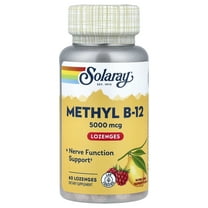Solaray Methyl B12 5,000mcg 60 Lozenge