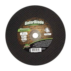 

2PC Gator Gator - 9640 - 7 in. Dia. x 5/8 in. Aluminum Oxide Masonry Cut-Off Blade 1/pc.