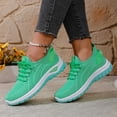 thumbnail image 5 of IEMIEMIEM Women's Flying Woven Sneakers 2026 Athletic Walking Shoes Comfortable Breathable Running Workout Wide Toe Box Non Slip Work Air-Cushion Arch Support Tennis Shoes Light Green 7.5 Wide, 5 of 5
