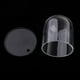 thumbnail image 5 of Vitrina de acrílico transparente de 5 piezas, organizador de caja de encimera, vitrina a prueba de polvo para de acción, modelo de coche, 7 cm Macarena Vitrina de muñeca de acrílico, 5 of 8