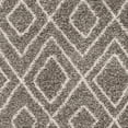 thumbnail image 6 of SAFAVIEH Hudson Augustine Geometric Shag Area Rug, Grey/Ivory, 8' x 10', 6 of 7