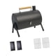 thumbnail image 5 of Parrilla de carbón portátil compacta, pequeña, con bisagras, resistente, para exteriores Negro, 5 of 9