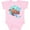 AD-Pink, variant on Fort Lauderdale, Florida Swimming Sea Turtle with Bubbles Boys or Girls Baby Bodysuit