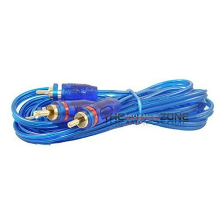 TP17 Nickel Plated Twisted 17' Feet Male to Male RCA Interconnect Cable