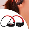 thumbnail image 3 of Auricures Bluetooth 5.0 a prueba de sudor Batería de 15 horas con micrófono Auricures intrauditivos con canceción de ruido Auricures - Rojo sin memoria, 3 of 8