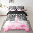 thumbnail image 2 of Erosebridal Glitter Showerhead Bedding Sets Twin Size,Dreamy Princess Comforter Sets with Sheets,Pink Grey Bed in a Bag Twin size,Lightweight Bling Bedroom Decoration,Reversible,7-Piece, 2 of 6