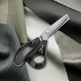thumbnail image 3 of Stainless Steel Tailor Scissors,Stainless Steel Wave Cutting Tailor Scissors Sewing Scissors Crafted with Care, 3 of 11