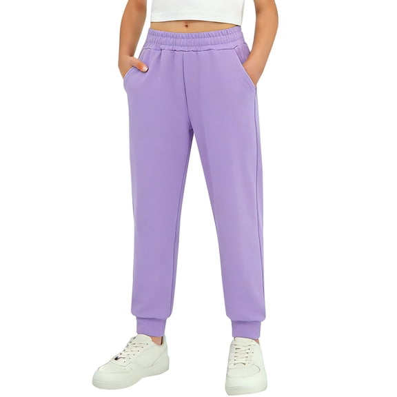 Generic Boys Girls Joggers Pants Baggy Sports Jogging Trousers Kids Sweatpants/Casual Pull on Track Pants, Stretchy Autumn Activewear