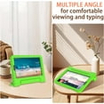 thumbnail image 5 of SUPNICE Kids Case for New Samsung Galaxy Tab A9 8.7 Inch 2023 with Built-in Screen Protector&Handle Stand - Shockproof Light Weight EVA Cover for SM-X110/X115/X117 2023&A7 Lite SM-T220/T225/T227,Green, 5 of 9