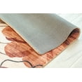 thumbnail image 4 of 5' X 8' Red and Beige Floral Distressed Area Rug, 4 of 7