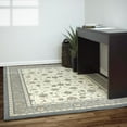 thumbnail image 7 of DynamicRugs AN28571206454 57120 Ancient Garden Collection 2.2 x 7.7 in. Traditional Rectangle Rug, Ivory & Light Blue, 7 of 7