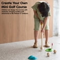 thumbnail image 5 of PlanToys® Mini Golf Set for Kids | Eco-Friendly Wooden Golf Game with 2 Putters, 2 Golf Balls, 3 Obstacles, Target Goal & Travel Bag | Perfect for Indoor & Outdoor Play, 5 of 9