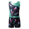 thumbnail image 5 of Alvivi Kids Girls Sleeveless Ballet Gymnastics Leotard Boyshorts Set 2 Pieces Practice Outfits, 5 of 7