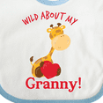 thumbnail image 4 of Inktastic Wild About My Granny Boys or Girls Baby Bib, 4 of 4