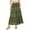 Green, variant on Wdgfv Women's Summer Maxi Skirt Trendy High Waist Pleated Ruffle Long Skirts Flowy Beach Boho Skirt Dress with Pockets