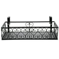 thumbnail image 1 of Shisuyan 1pc Balcony Hanging Guardrail Flower Stand Railing Flower Pot Planting Shelf, 1 of 8