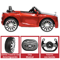 thumbnail image 4 of Montable Electrico Clásico para Niños Conexiones Bluetooth USB y Auxiliar Luces Sonido 12v - Rojo, 4 of 7