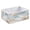Light Blue And Beige Color, variant on Fabric Storage Bins Foldable Cube For Home Organization Baskets Snowflake Pattern