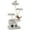 Gray, variant on Gymax Freestanding Cat Tower Tall Cat Tree w/ four Flower-shaped Platforms Cat Condo Gray