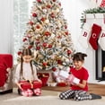 thumbnail image 4 of Árbol de Navidad Best Choice Products de 6 pies cubierto de nieve con luces, 4 of 8