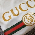 thumbnail image 3 of Gucci_Waist flor clásico de algodón cuello redondo de manga corta hombres y mujeres parejas T Casual versión sueltapangjing, 3 of 3