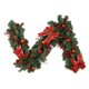 thumbnail image 2 of Guirnalda de Navidad Macarena Decoración de Año Nuevo Vid artificial con luces Rojo, 2 of 6