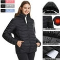 thumbnail image 6 of Wowcloth Women's Heated Cotton Jacket, 35 Heating Areas, USB Smart Thermostat, Detachable Hood for Winter Outdoor and Daily Use, 6 of 8