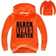 thumbnail image 1 of Sudadera con capucha de Black Lives Matter para niños y niñas, ropa deportiva informal para bebés, ropa de calle para adolescentes Gao Jinjia LED, 1 of 2