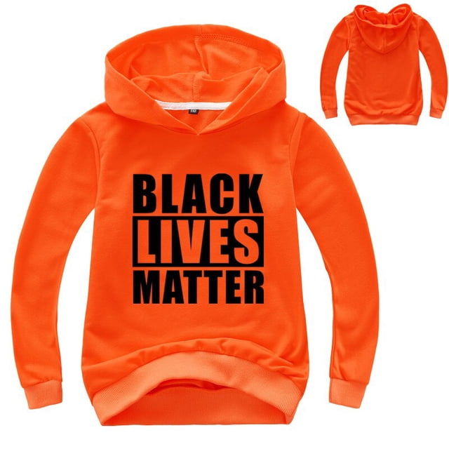 Sudadera con capucha de Black Lives Matter para niños y niñas, ropa deportiva informal para bebés, ropa de calle para adolescentes Gao Jinjia LED