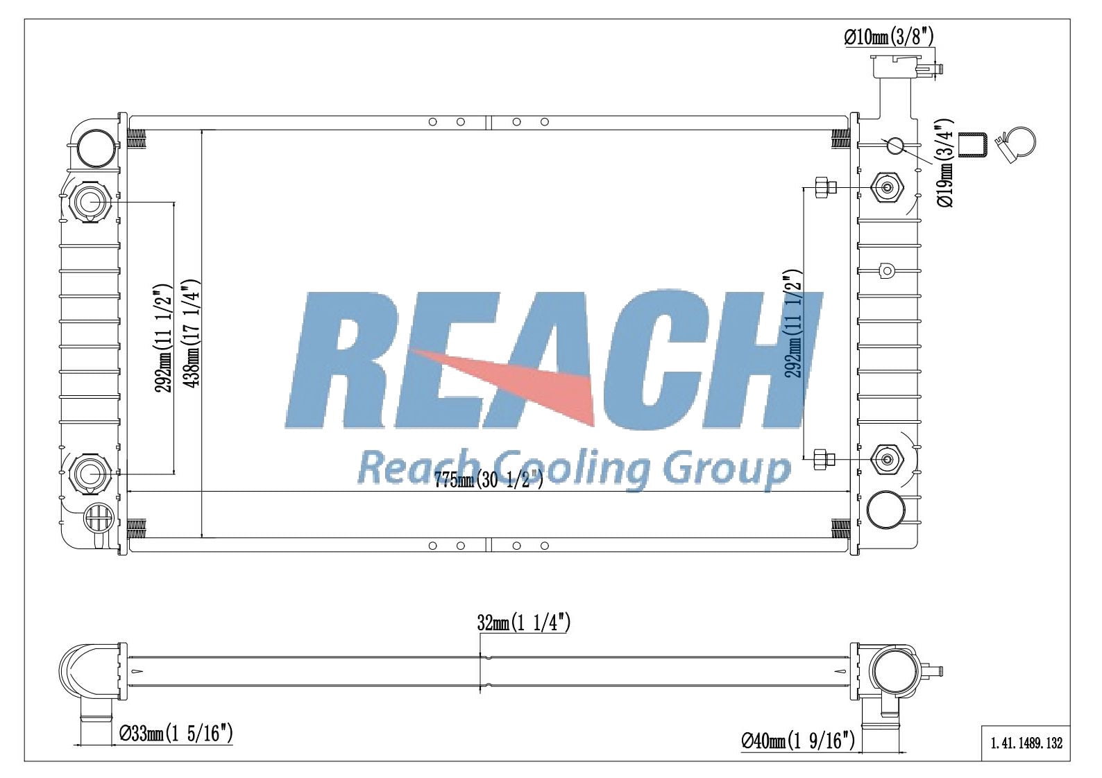 REACH Radiator 41-1489