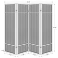 thumbnail image 7 of Pearce 4-panel Bamboo Room Divider Folding Screen Natural, 7 of 7