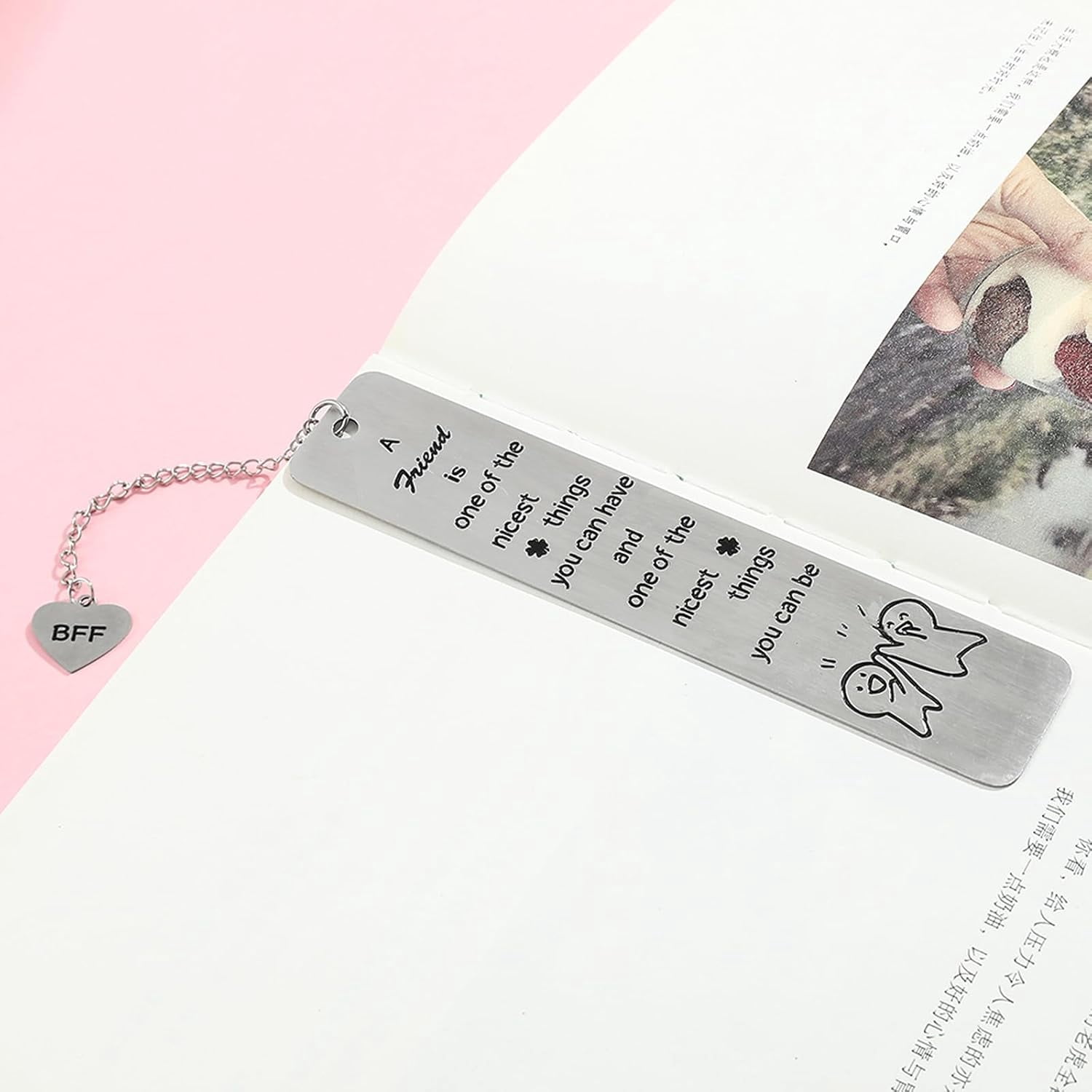 Bookmark Gifts for Best Friend Friendship Gift for Women Christmas Stocking Stuffers Friends Sentimental Gifts for Best Friend Birthday Graduation Gifts for Women Female Friend Gift Ideas