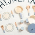 thumbnail image 3 of Wooden Kids Play Kitchen Set with Simulated Cooking & Blender (KB Juicer 0.9) - Interactive Educational Toy for 4-6 Year Olds, Promotes Parent-Child Bonding & Creativity, Safe Durable Material for, 3 of 6