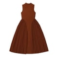 thumbnail image 2 of Girls Dress Sleeveless Pleated A Line Flowy Dress 9-10 Years Dresses for Girls, 2 of 9