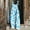 Blue#2, variant on Women's Overalls with Belted Waist,Women Ladies Printed Sleeveless Backless Loose Long Playsuits Rompers Jumpsuit with Pocket Blue S