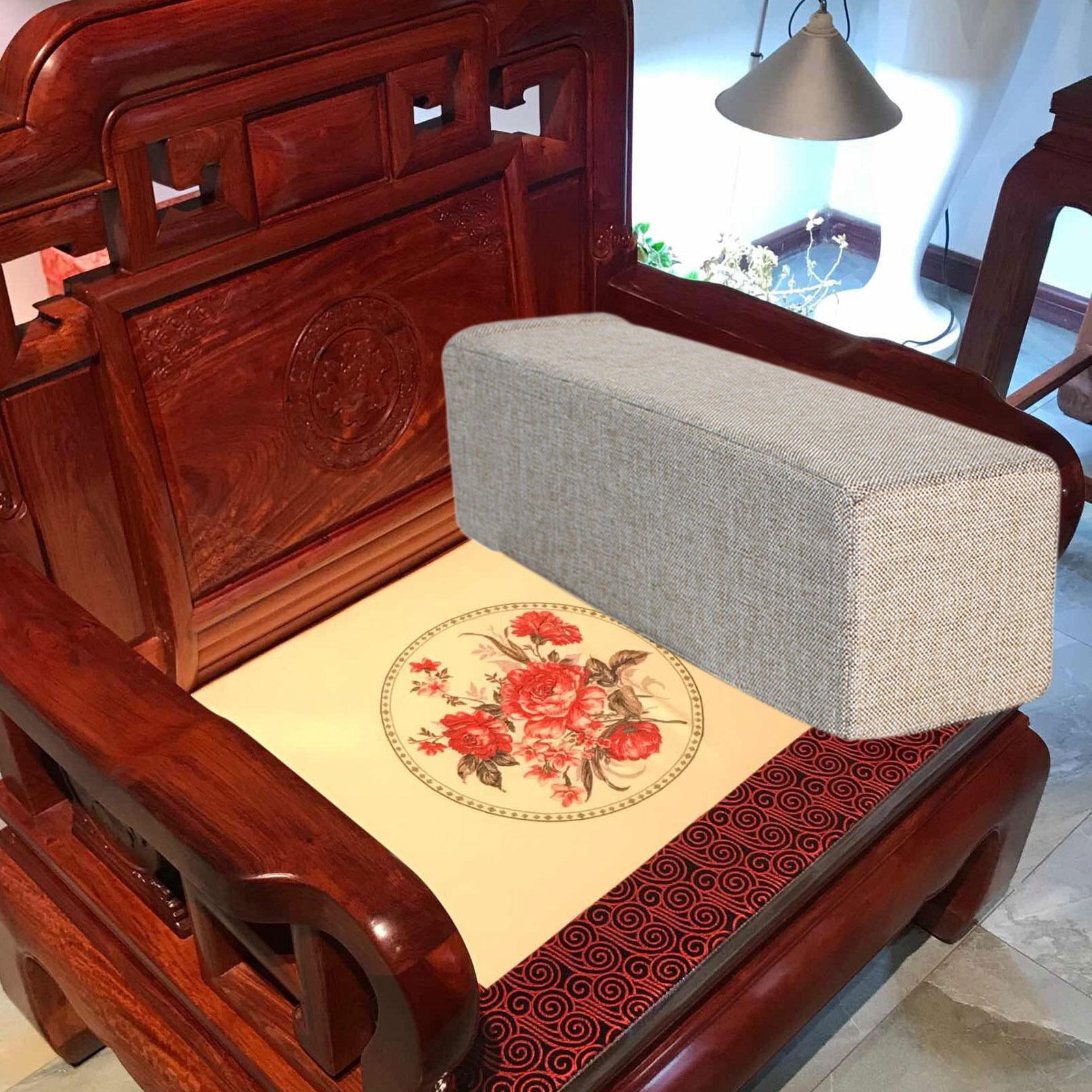 Couch Arm Rest Pillow Sofa Side Arm Rest Cushion High Density Foam Removable Cover for Bed Bedroom Sofa