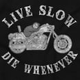 thumbnail image 2 of Funny Biker Sloth Live Slow Pun Tank Top T Shirts Men Women Brisco Brands S, 2 of 6