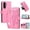 Pink, variant on Case For Samsung Galaxy A57 5G Butterfly Flower Multi-card Holder Zipper Wallet With Lanyard Magnetic Clasp Flip Stand Leather Phone Case,Black,For Galaxy A57 5G