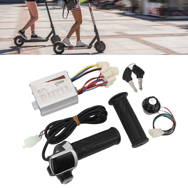 Kit de Conversión de Bicicleta Eléctrica, Buen Agarre 24V 500W Controlador de Bicicleta Eléctrica Buen Control de Resistencia Al Calor Para Scooter Eléctrico