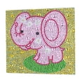 thumbnail image 3 of s de pintura de diamante de taladro completo para niños y principiantes Pintura de bricolaje por números Etiqueta de teléfono de mosaico hecha a ma Elephent 2 Gloria Pintura de diamante de taladro completo, 3 of 9