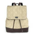 thumbnail image 1 of Fotbe Damask Beige Tan Brown Mochila Bolso con Estampado para Mujer, Mochila Antirrobo de Nylon Impermeable, Bolsa Ligera de Hombro, 1 of 4