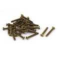 thumbnail image 1 of M4 x 30mm Brass Bolts Machine Phillips Countersunk Screws GB819 30 Pcs, 1 of 3
