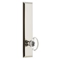 thumbnail image 7 of Grandeur 814061 Fifth Avenue Solid Brass Tall Plate Passage Door Knob Set - Chrome, 7 of 7