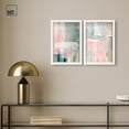 thumbnail image 3 of Pastel Boho Minimalist Pair Set Shadowbox Blue Wall Art by Art Remedy, White Frame, 10 x 15, 3 of 6