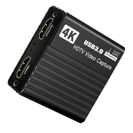 4K HDTV USB3.0 Video Capturing Card 1080P 60fps HDTV Video Recorder Grabber For Streaming Live Broadcast Monitor