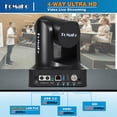 thumbnail image 6 of FoMaKo 4K 60FPS NDI 20x Camera Bumdle(K800NX3+M4+KC608), 6 of 20