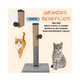 thumbnail image 4 of Rascador Poste Para Gatos De Piso Con Sisal Antiestres Lab.G Gris, 4 of 5